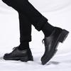 Men's Shoes Lace Up Black Leather Formal Shoes Men Outdoor Oxfords Male Wedding Party Office Business Shoe Man Footwear