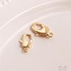 14K Gold Filled Crab Claw & Fish Tail Clasp for DIY Bracelets & Necklaces