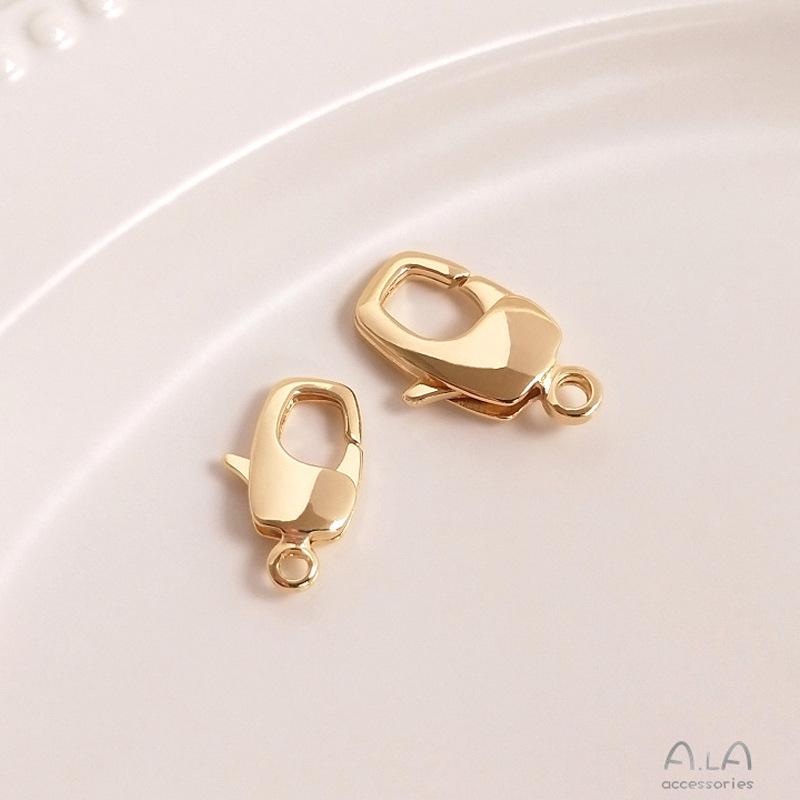 

14K Gold Filled Crab Claw & Fish Tail Clasp for DIY Bracelets & Necklaces