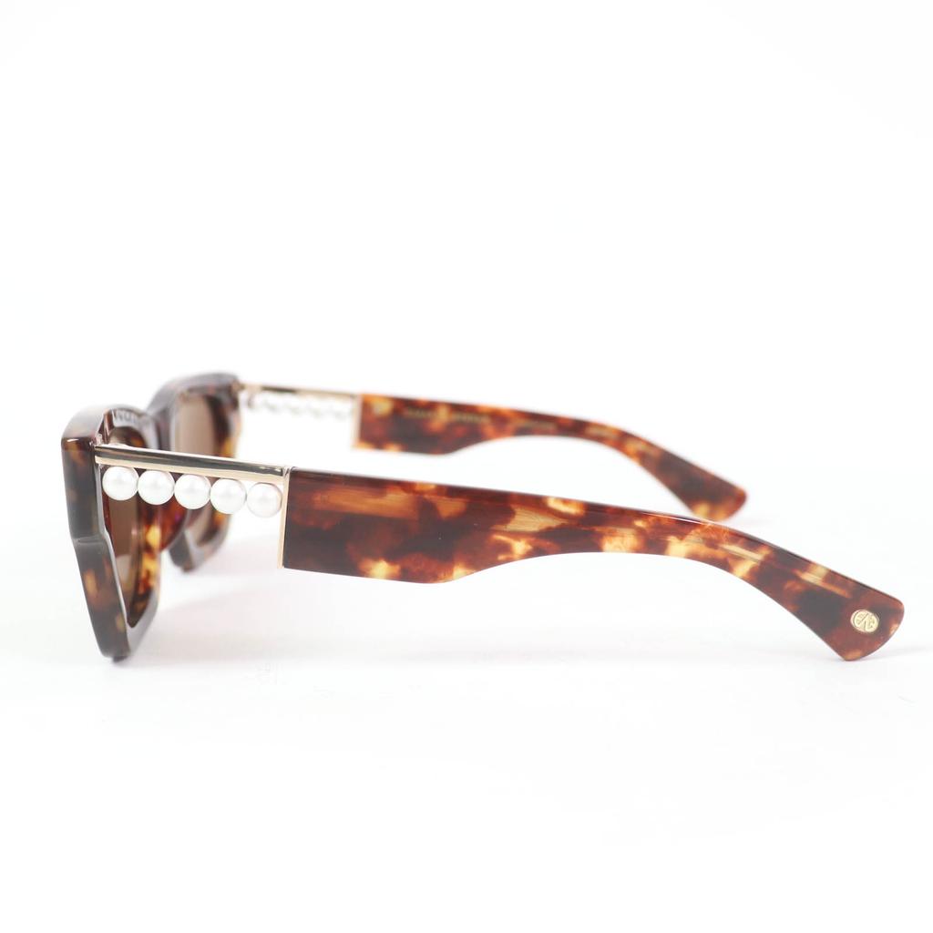 Excellent TASAKI EYEVAN Sunglasses Balance Signature Sunglasses With Pearl Z0504 Used