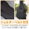 Guitar Can Be Carried by Hand or with Two Exterior Pockets 41-inch 2-Way Case, Backpack, Cushioned, Scratch-Resistant,