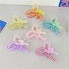 Sweet Gradient Hollow Butterfly Claw Clip Women  New Cute Temperament Pan Hair Shark Clip Girl Hair Accessories