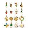 Stainless Steel Cactus Daisy Pendant Charm for DIY Bracelets & Necklaces