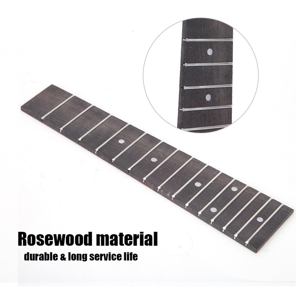 21in 23in Ukulele Fretboard Wooden Color Ukulele Neck Set Ukulele Replacement Neck  Concert Ukulele