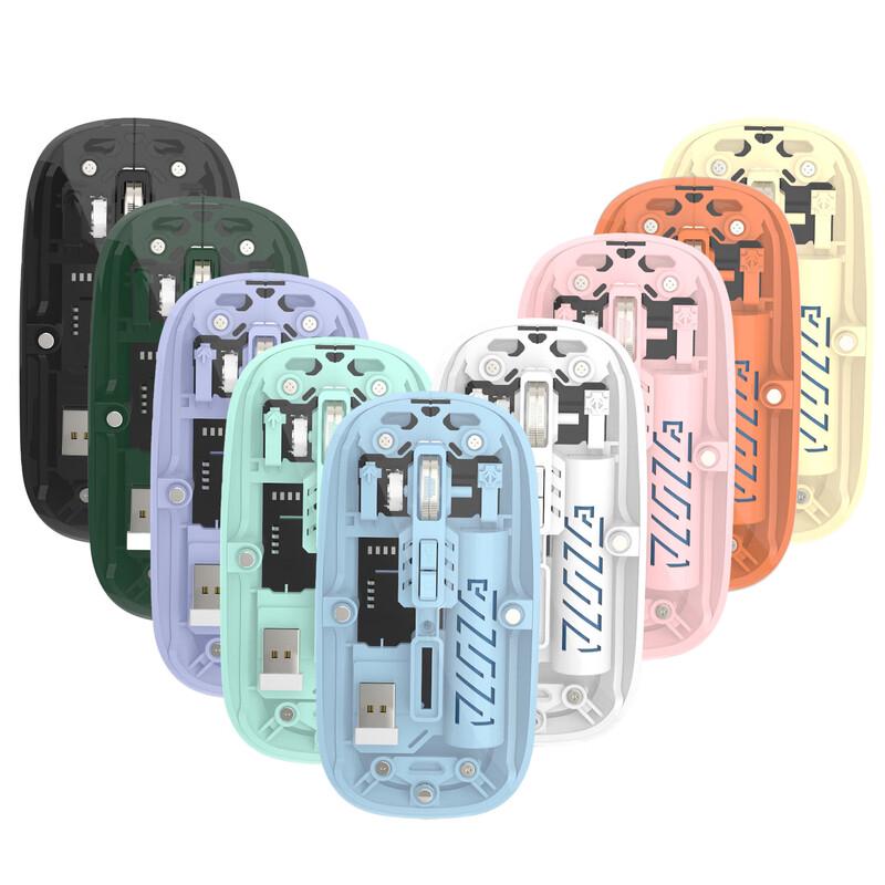 LOOMOO LMS-805 Transparent Magnetic Wireless Bluetooth Mouse