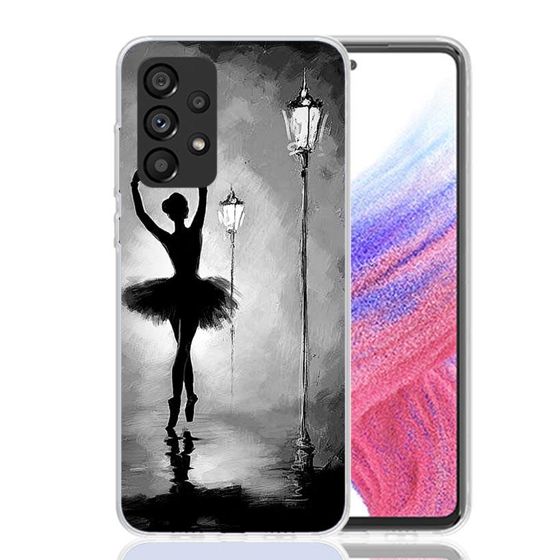 Ballerina Ballet Dancing Phone Case For Samsung Galaxy A13 A14 A15 A16 A17 A53 A54 A55 A56 A33 A34 A35 A36 A23 A24 A25 A26 A05S