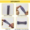 Andiker 10pcs Cat Tube Toy, 5.1inch Nylon Mesh Telescopic Folding Plastic Cat Spring Toy, Stylish Multi-Colored Cat Chew Toy, Interactive Cat Toys