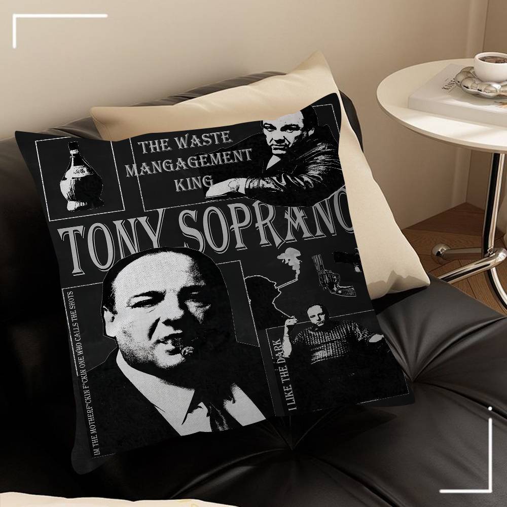 Classic Movie TV Series The Sopranos Pillow Gift Home Office Decoration Bedroom Sofa Car Cushion Cover Case 45x45