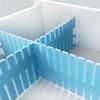 4Pcs DIY Plastic Drawer Grid Separator Divider Partition Storage Organizer Underwear Socks Makeup Clapboard
