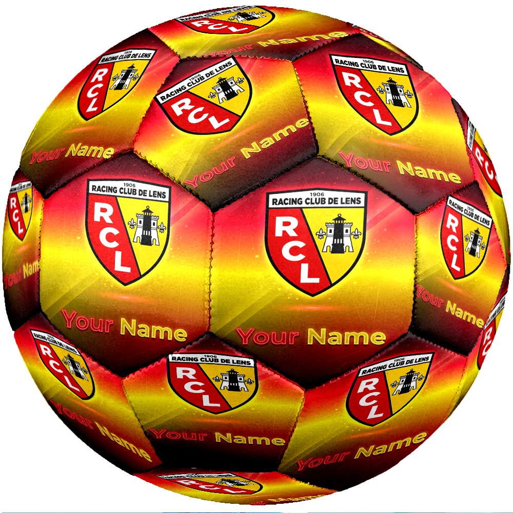 Racing Club De Lens Fashion Size 5 Football Wearproof Non‑Slip Soccer Ball For Sports Training Entertainment Use