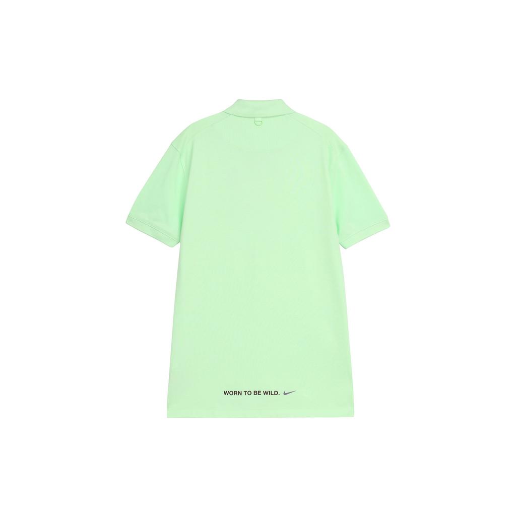 Nike Logo Print Pullover Kurzarm Poloshirt Herren Poloshirts Steam-Green HF6168376