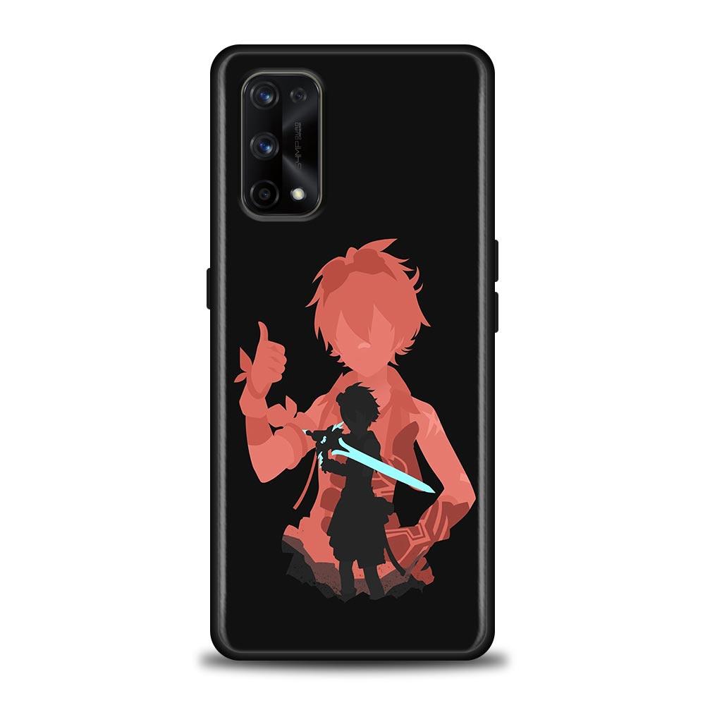 Husă de Telefon Anime Genshin Impact Pentru Oppo Realme 8i 8 9 7 6 5 Pro 9i 7i 5i 6i XT 5G Huse Acoperire Moale din Silicon Realme 8Pro