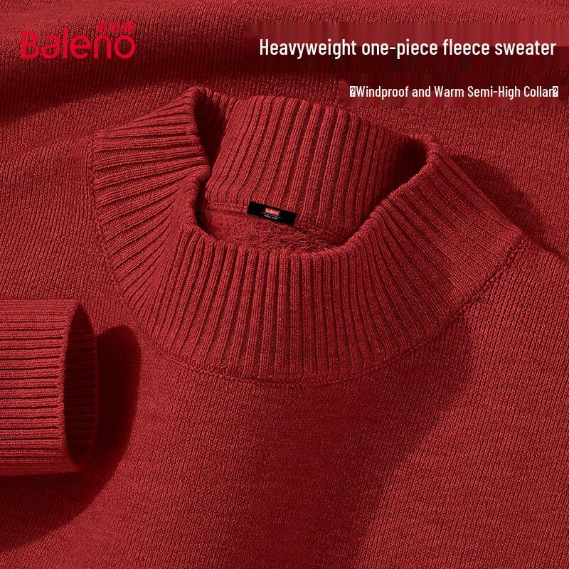 

Baleno Men s Winter Warm Fleece Lined Knit Sweater 3XL