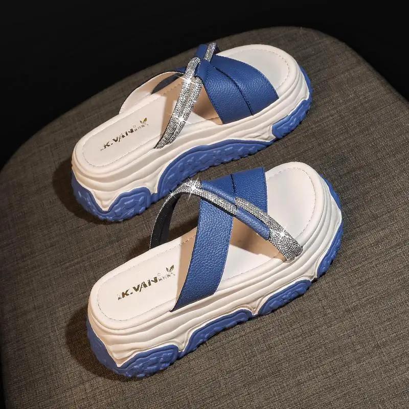 Fashion Women's Slippers and Ladies Sandals Flip Flops Shoes Slip-resistant Slides High Quality Vip Wholesale Casual Cheap Liquidation