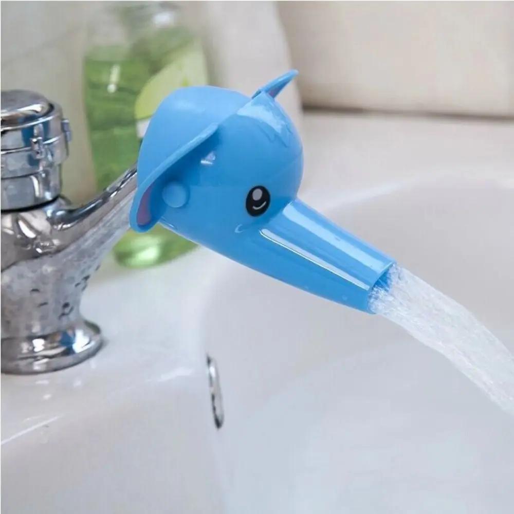 Anti-splash Trough Cartoon Faucet Extender Removable Soft Children s Hand Washing Extende Faucet Extender Duck