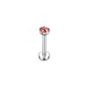 Bobisty 16G Hypoallergenic Stainless Steel Labret Lip Stud Piercing for Women Men CZ Forward Helix Earrings Cartilage Piercing