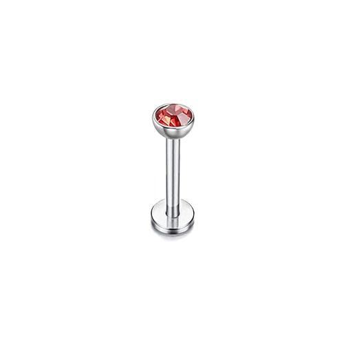 Bobisty 16G Hypoallergenic Stainless Steel Labret Lip Stud Piercing for Women Men CZ Forward Helix Earrings Cartilage Piercing