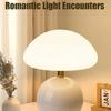 Pink/Orange/Red/White/Beige USB Socket Decorative Table Lamp for Indoor Decorative Lights, Bedside Night Lights, Table Lamps