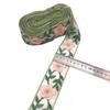 Organza Embroidered Lace Trim Ethnic Boho Ribbon for Hanfu, Kids Clothing & DIY Sewing, Sheer Floral Embroidered Tape by Yard