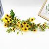 Decor Sunflower Faux Event Photography Props Wedding Party Home Gift Ornament