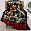 Wrestlingcustomize Your Name Outdoor Blanket Suitable For All Seasons Comfortable And Warm Soft Blanket Suitable For Travel Gifts For Relatives And