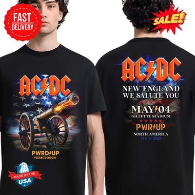 ACDC PWR Up Foxborough MA 2025 On May 4 2025 New England T-Shirt