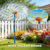 Windmill Water Sprinkler For Kids Summer Toys, 360° Spinning Splash Water Toy, Upgraded Double Sided With 6 Blades
