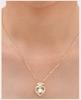 Luxury 14K Gold Plated Heart Graduation Cap Necklace for Women Zircon Pendant Class of 2026 Memorial Jewelry Gift for Daughter