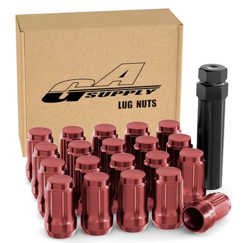 

GAsupply Wheel Lock Nut M12 x P1.5 Height 35mm Tapered M12×P1.5 красный