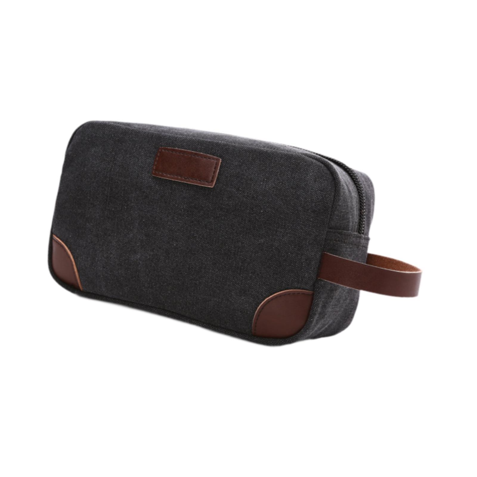

Clutch Bag Pouch Versatile ID Cards Holder Portable for Gift Travel Shopping чёрный