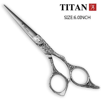 TITAN Professional Hairdressing Scissors Cut Hair Thinning Scissors Barber Hairdresser Cutting Shear 6.0inch