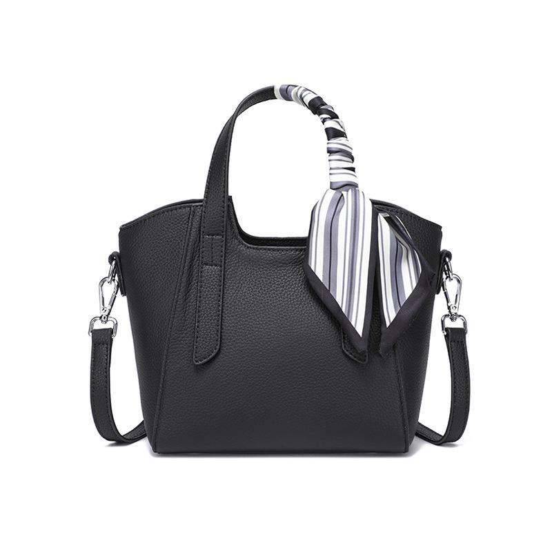 

Bag messenger bag women s new leather women s bag niche handbag high texture shoulder bag чёрный