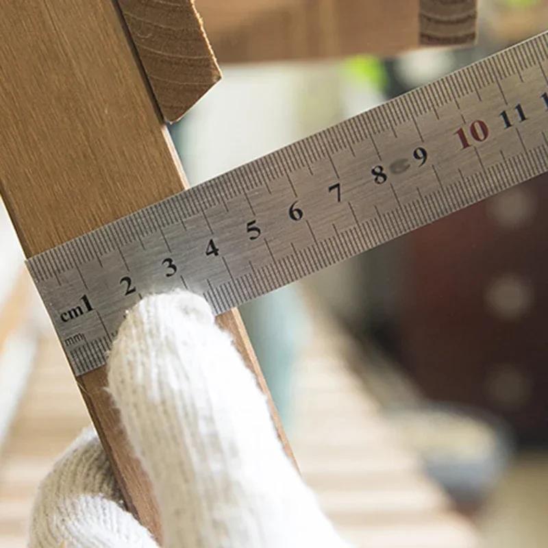 3PCS Stainless Steel L Shape Angle Square Ruler 30 50 60cm for Precise For Woodworking and Carpentry Measurement