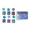 6 Pcs Ink Pad Set Flowing Colors Series Combination Inkpad School Supplies for Kids Adults Crafting Projects