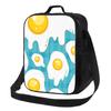 Kawaii Fried Egg Insulated Lunch Bag for School Bento Storage Food Boxes Portable Container Cooler Thermal Lunch Box Tote