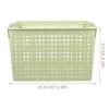 Premium Quality Plastic Laundry Hamper Spacious Breathable Design for Laundry Room Bedroom Nursery School Bathroom Living Room