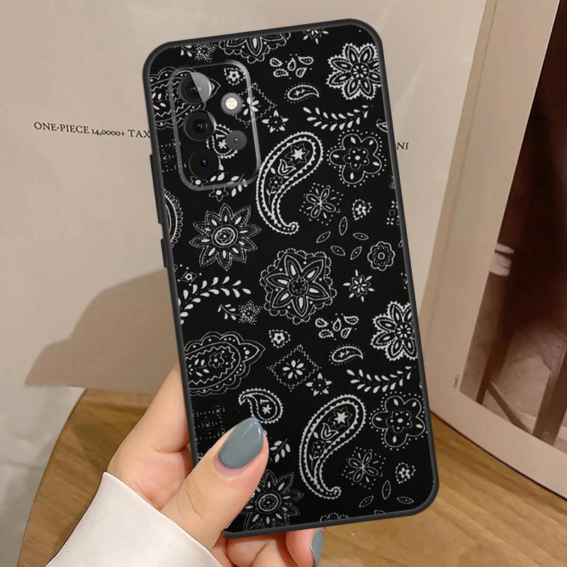 Bandana Seamless Pattern Case For Samsung Galaxy A15 A16 A17 A26 A36 A56 A55 A35 A52 A32 A12 A53 A33 A13 A14 A34 A54