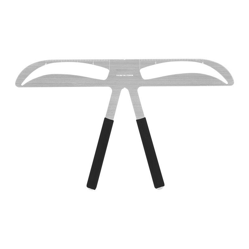 Eyebrow Ruler Tool Permanent Makeup Eye Brow Lip Grooming Tattoo Stencil Shaper Rule Measure Stainless Steel