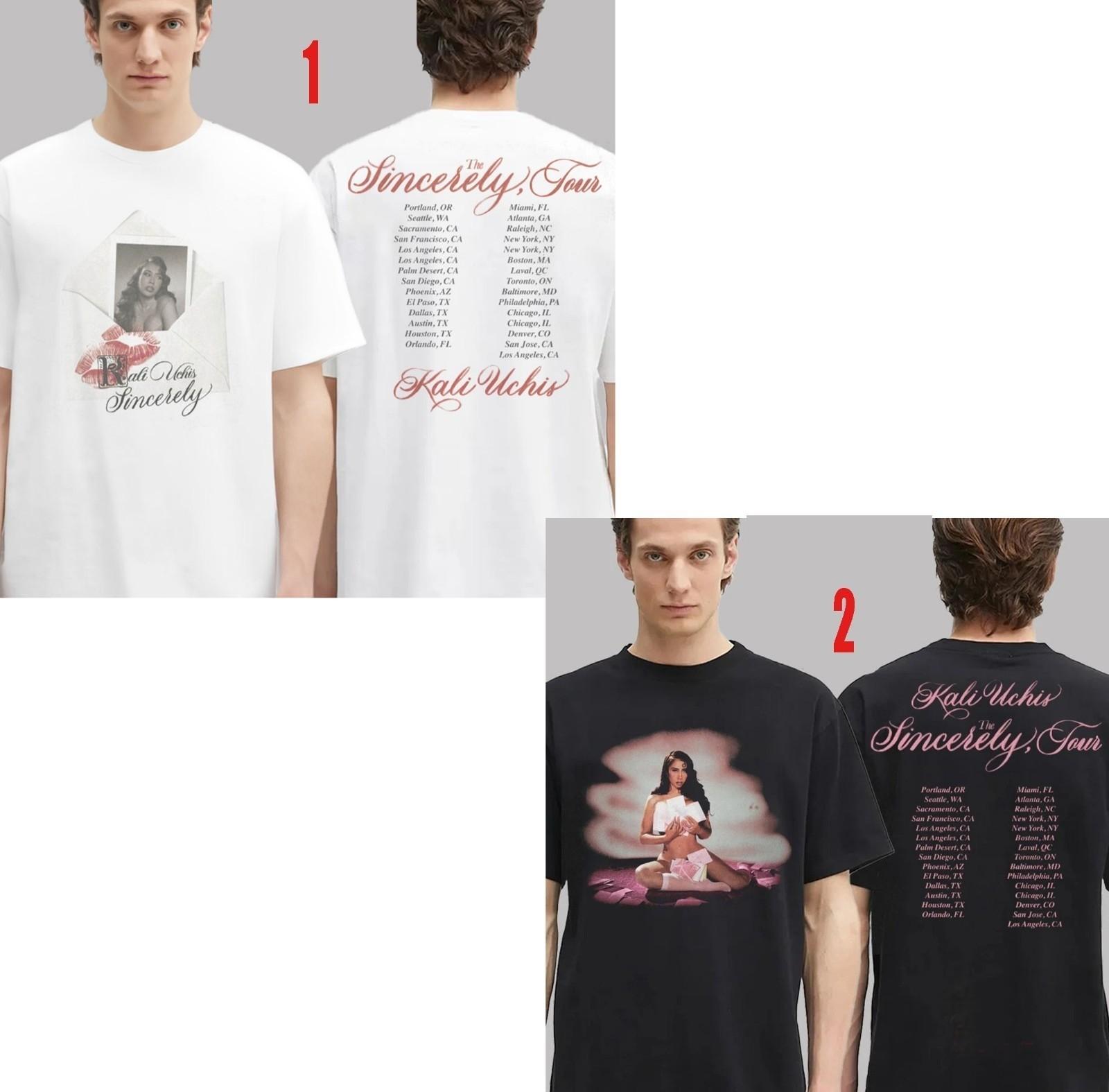 Kali Uchis The Sincerely Tour 2026 Date Back Two Sided Unisex T-Shirt L