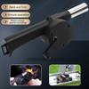 BBQ-Gebläse Schnellanzünder Tragbar Manuell Handkurbel für Outdoor-Picknick Camping Kochen Barbecue Holzkohlegrills Herde