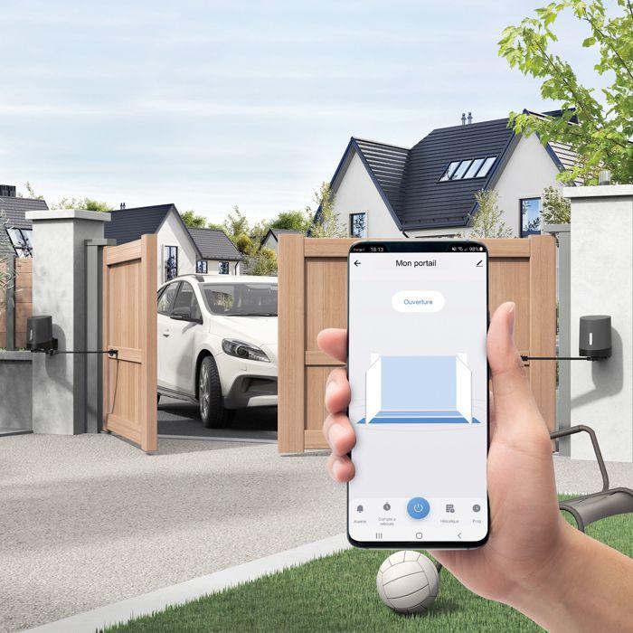 Connected Motorization with Articulated Arms for Swing Gates - Orane Connect - Avidsen - 114202