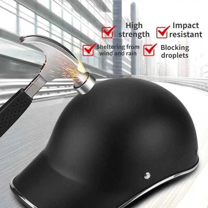Motorcycle Helmet MTB Bike Unisex Cycling Safety Protector Half Face Type Retro Vintage Ultralight Fashion Motorbike Accessories
