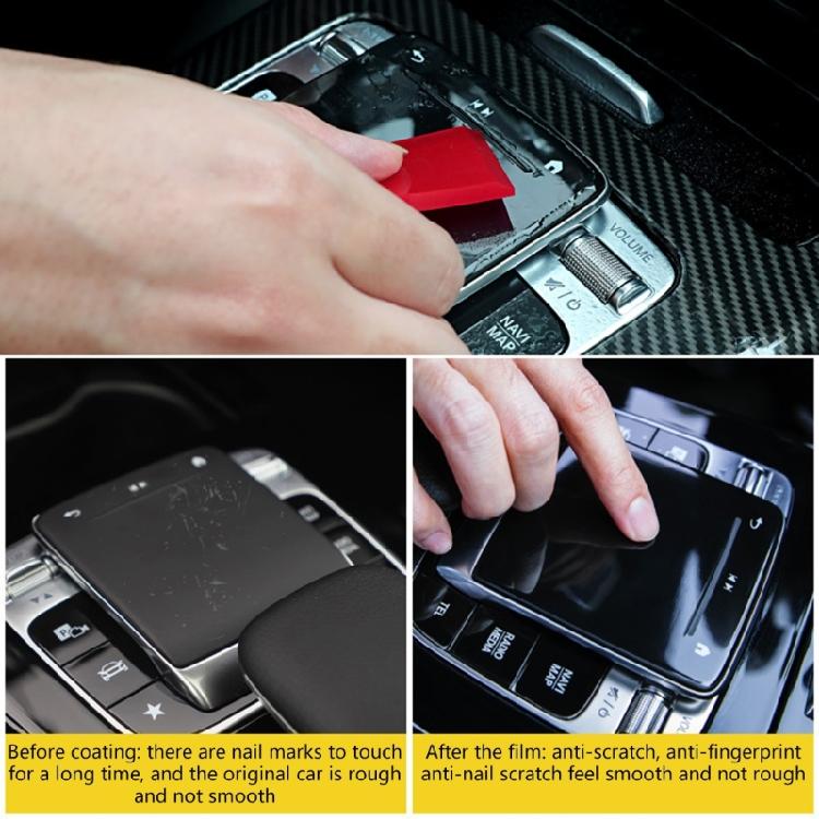 Automotive Accessories for W213 W205 W177 Multimedia Mouse Button Protective Film Car Center Console Mouse Button Film