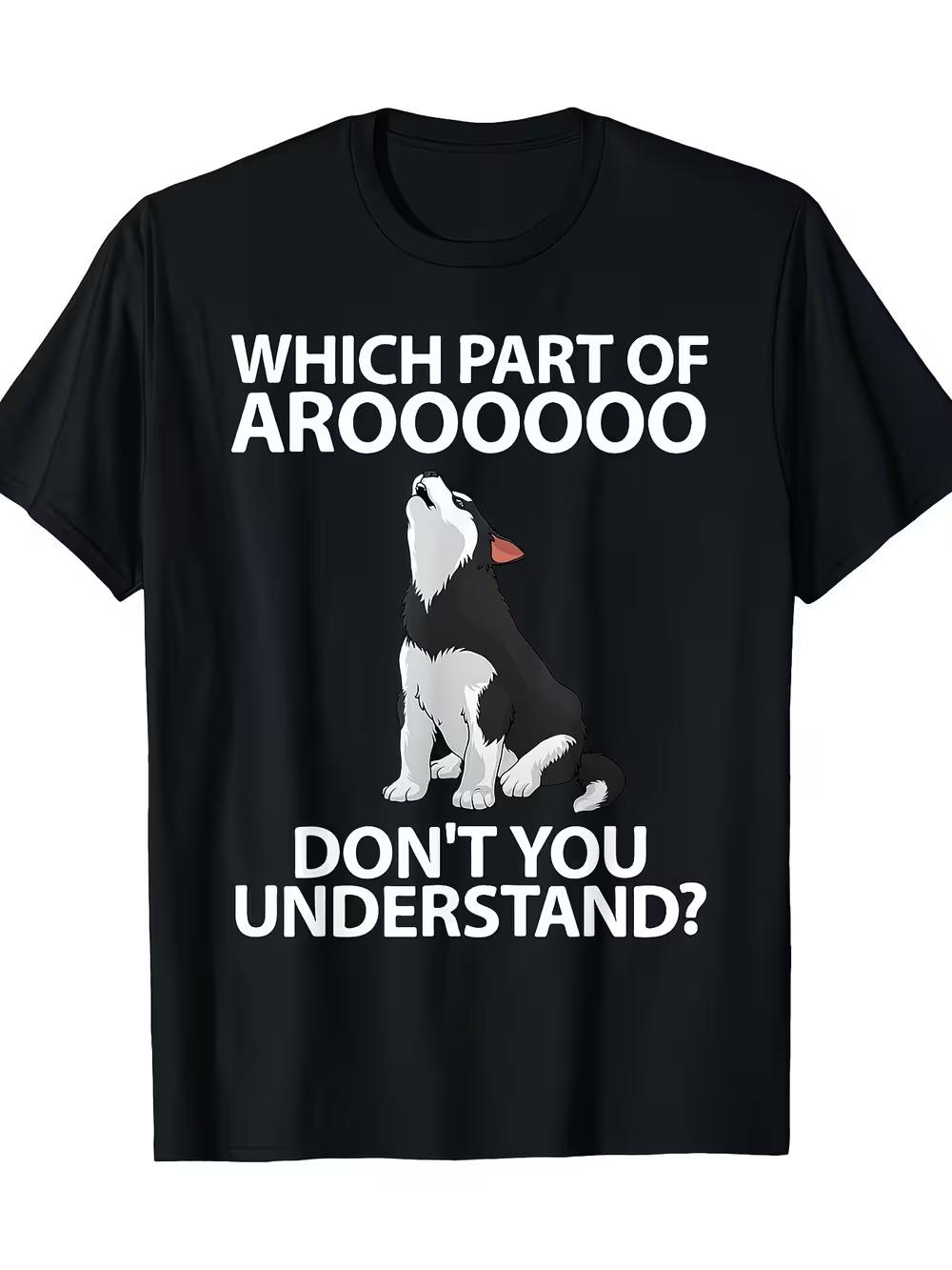 Interesting Siberian Husky Male And Female Puppy T-Shirt for Siberian Husky Enthusiasts XXXXL