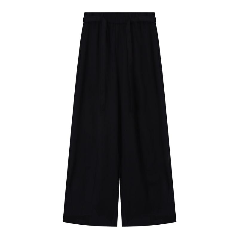 Kumikumi Stylish Minimalist Pure Color High Waist Casual Pants Women's Autumn Loose Slimming and All-Matching Matchet Pants Pants