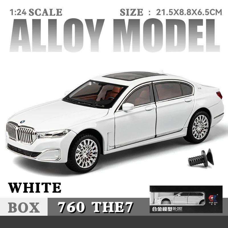 

1/24 BMW 760li литой сплав украшения спальня домашний интерьер украшения выбор мода коллекционирование хобби модель автомобиля подарочная коробка белый