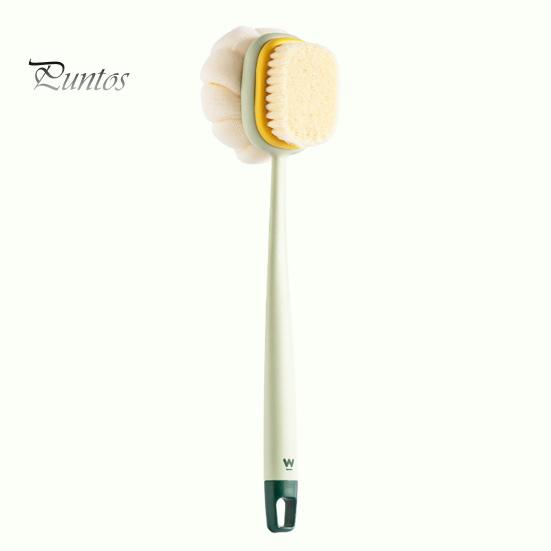 Body Scrubber High density Exfoliating Long Handle Bath Body Scrubber Brush for Bathroom