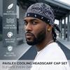 Breathable Bandana Headscarf Paisley Print Pirate Hat Fashion Accessory Cycling Head Wrap  Running