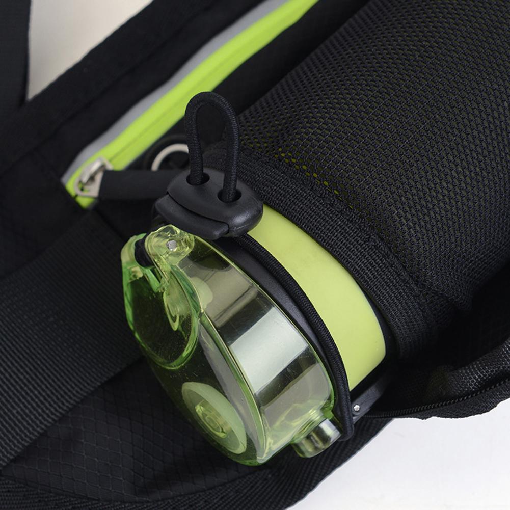 Hiking Waist Bag Fanny Pack with Water Bottle Holder Waterproof Reflective Running Belt Waist Pack for Men Women