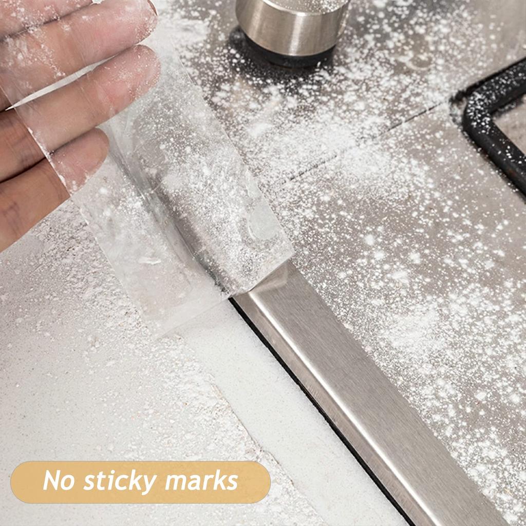 1/2/3/5 Stück 5M Küche Wasserdicht Selbstklebeband Acryl Transparent Schimmelresistent Spülbeckenband für Badezimmer Küche Fugenabstände